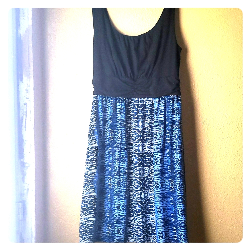 Snakeskin Print Dress